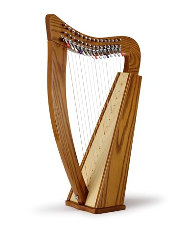 Hermann Veeh 15弦ハープ ケース付き Amazon | 小型 15弦レバーハープ 【Chris Harp】銀座十字屋監修 ＜天然